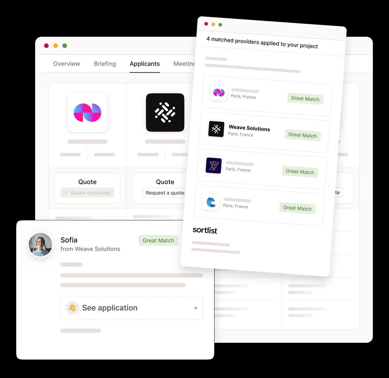 Find, match, hire